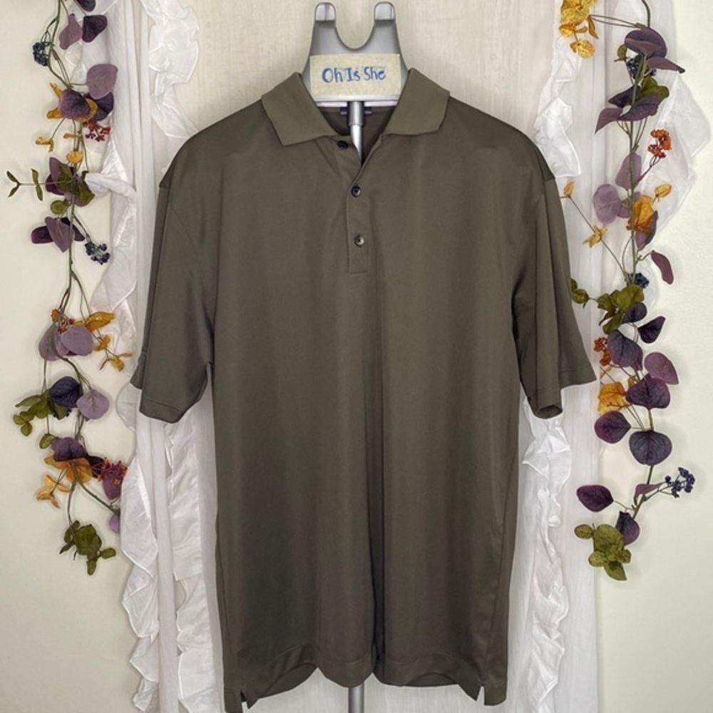 Nike Golf Brown Polo Shirt‎ Size Large